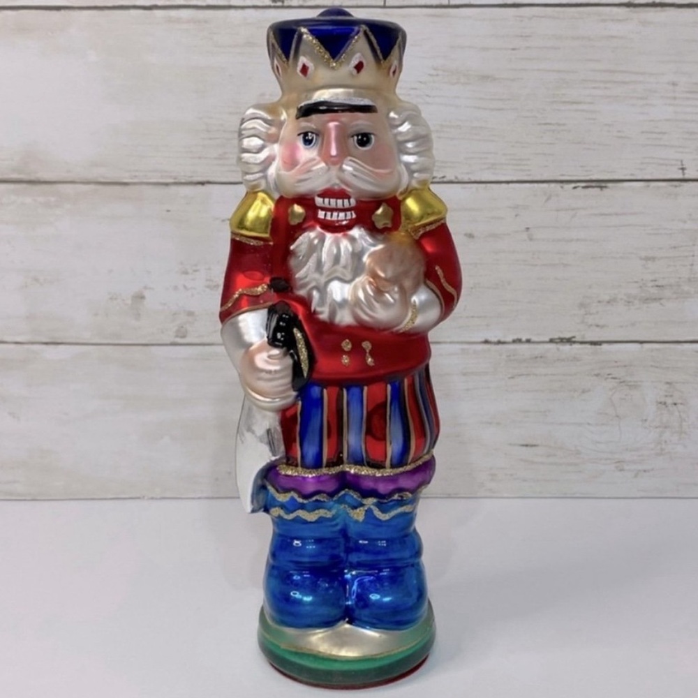 Vintage RARE Smithsonian Institution Hand Blown Glass Nutcracker PRICE FIRM